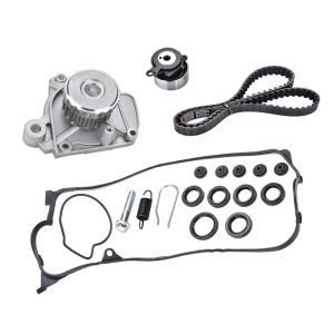 TCK312 TBK312 1.7 Timing Belt Kit with Water Pump Compatible with 2001-2005 Honda Civic 1.7L L4 SOHC