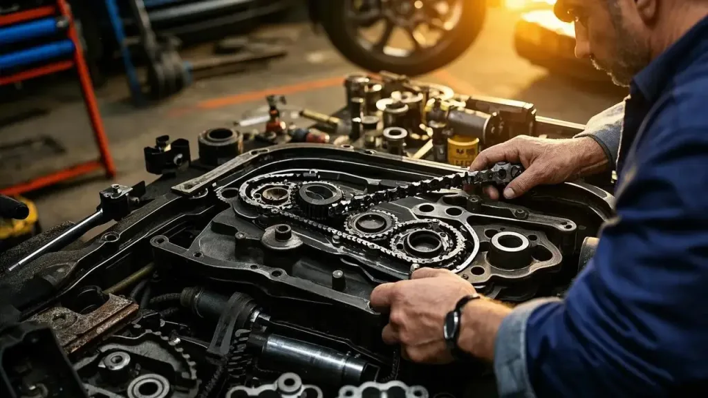 Symptoms of a Bad Timing Chain Tensioner