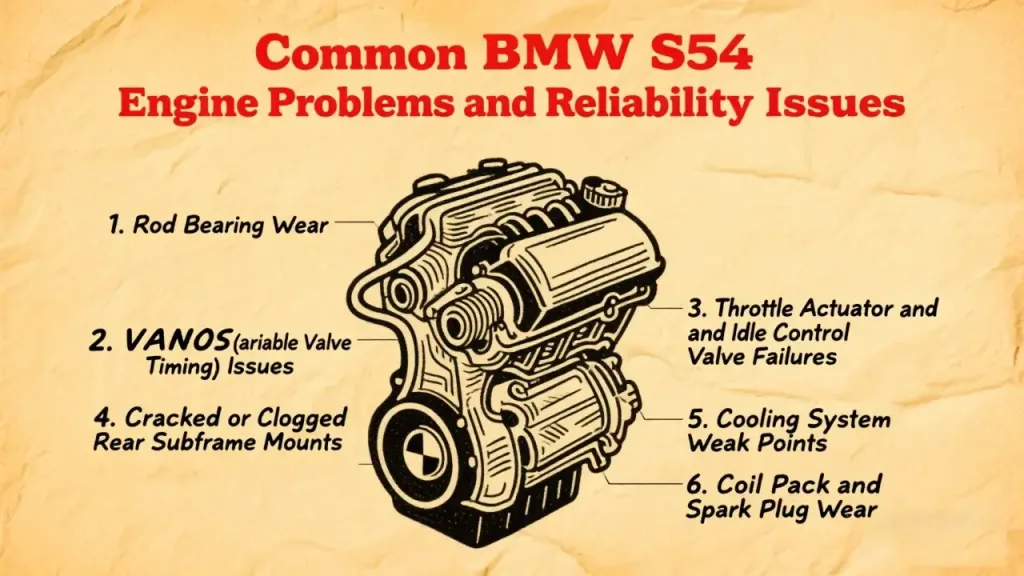 Common BMW S54 Engine Problems and Reliability Issues