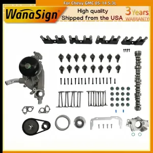 Camshaft Pump Rocker Arm Lifter Timing Chain Kit Fit For Chevy GMC 05-14 5.3L