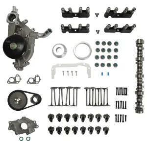 Camshaft Pump Rocker Arm Lifter Timing Chain Kit Fit For Chevy GMC 05-14 5.3L