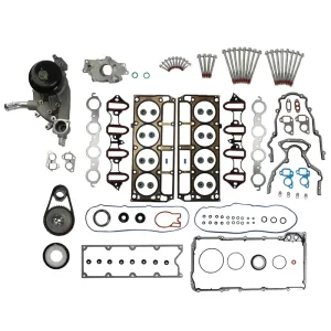 Cylinder Engine Gasket Kit w/ Bolts Timing Kit Fit For 02-11 Chevy GMC Buick 5.3