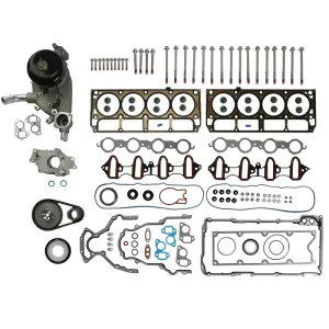 Cylinder Engine Gasket Kit w/ Bolts Timing Kit Fit For 02-11 Chevy GMC Buick 5.3