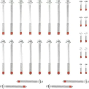 Cylinder Engine Gasket Kit w/Water Pump Bolts For 2002-2011 Chevy GMC Buick 5.3L