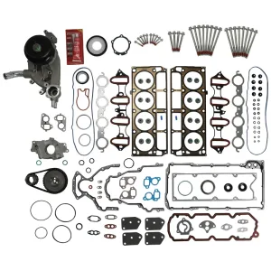 Cylinder Engine Gasket Kit w/Water Pump Bolts For 2002-2011 Chevy GMC Buick 5.3L