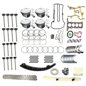 Engine Rebuild Kit w/ Piston & Timing Chain Kit For Buick Chevrolet 1.4L 2011-15