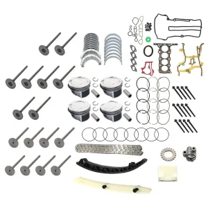 Engine Rebuild Kit w/ Piston & Timing Chain Kit For Buick Chevrolet 1.4L 2011-15