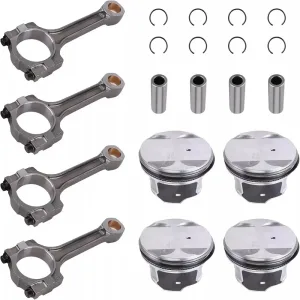 Engine Rebuild Overhaul Kit Crankshaft Rods Timing For Chevrolet Buick GMC 2.4L
