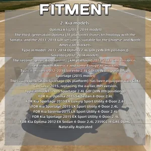 G4KJ 2.4L GDI Rebuilt Long Block For Hyundai 11-15 Santa Fe/Tucson/Optima/Sonata