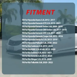 G6DH Engine Timing Chain Kit For Hyundai Azera Kia K900 Sedona 3.3L 3.8L 2012-22