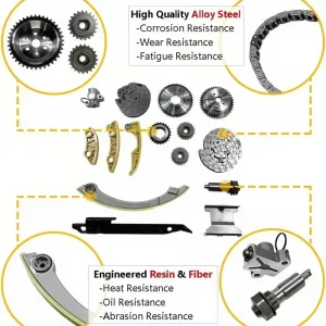 Head Gasket Bolts Timing Chain Kit Fits Chevrolet Captiva GM Terrain Buick 2.4L