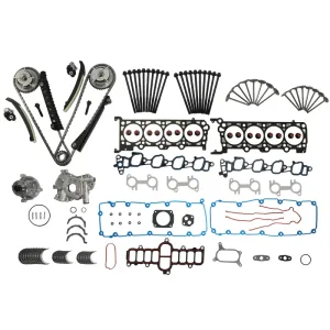 Head Gasket Set Bolts Timing Chain Kit Fits 00-05 Ford F150 E-250 Excursion 5.4L