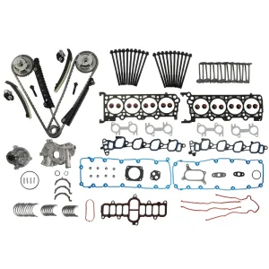 Head Gasket Set Bolts Timing Chain Kit Fits 00-05 Ford F150 E-250 Excursion 5.4L