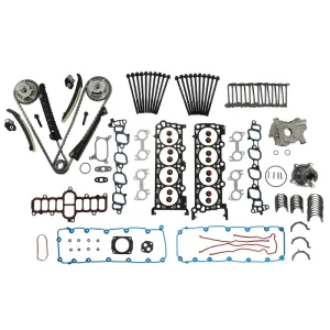 Head Gasket Set Bolts Timing Chain Kit Fits 00-05 Ford F150 E-250 Excursion 5.4L