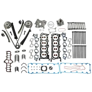 Head Gasket Set Bolts Timing Chain Kit Fits 00-05 Ford F150 E-250 Excursion 5.4L