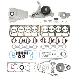Head Gasket Set W/ Oil Water Pump Fits For 99-04 GMC Yukon Chevy 4.8 5.3 6.0L V8
