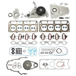 Head Gasket Set W/ Oil Water Pump Fits For 99-04 GMC Yukon Chevy 4.8 5.3 6.0L V8