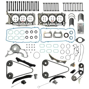 Head Gasket Set w/ Timing Chain For Jeep Wrangler Dodge Chrysler 3.6L V6 2011-16