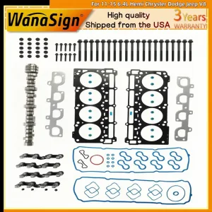 MDS Lifters Camshaft Kit Gaskets & Bolts For 11-15 6.4L Hemi Chrysler Dodge Jeep