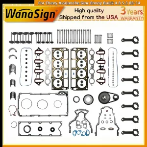 MLS Full Head Gasket Bolts Set For Chevy Avalanche Gmc Envoy Buick 4.8 5.3 05-14