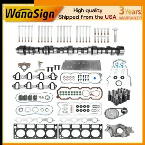 Non AFM DOD Lifters Camshaft with MLS Head Gasket Set For Chevy GMC 5.3L 07-13