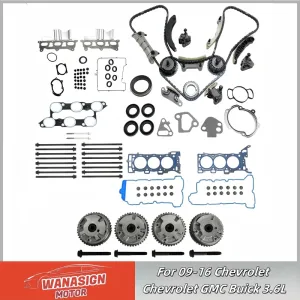 Timing Chain Head Gasket Set 4x VVT For 09-16 Chevrolet Chevrolet GMC Buick 3.6L