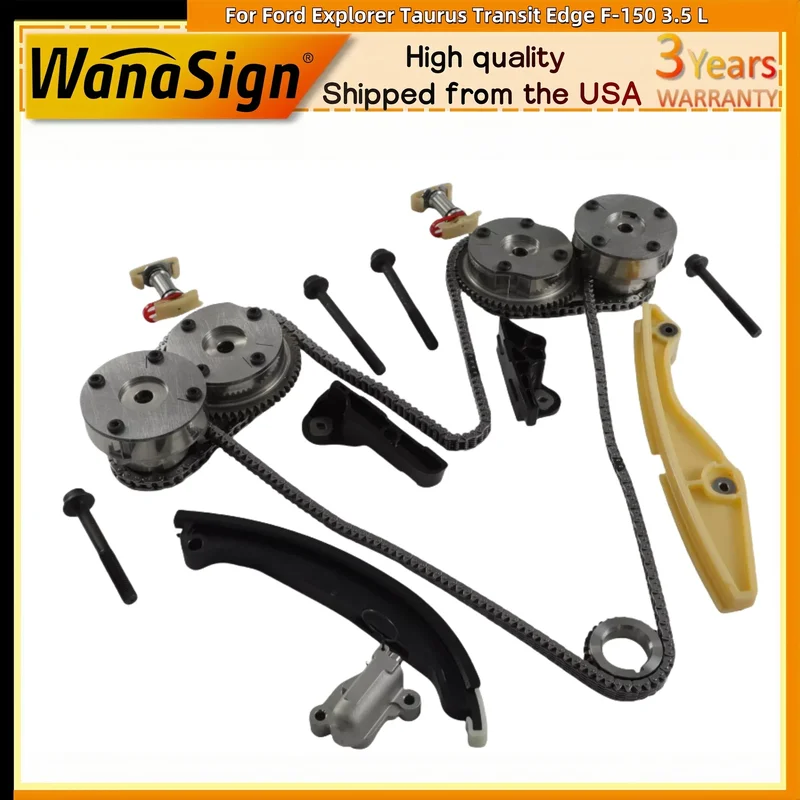 Timing-Chain-Kit-22 Timing Chain Kit Cam Phaser VVT For Ford Lincoln Taurus Transit Explorer F-150 A