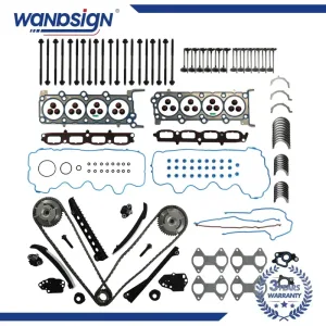Timing Chain Kit Head Gasket Set For 04-14 Ford Expedition F-150 Lincoln 5.4L 3V