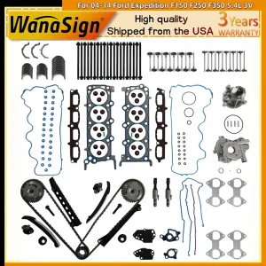 Timing Chain Kit w/ Pump Gasket For 04-14 Ford Expedition F150 F250 F350 5.4L 3V
