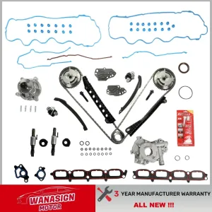 Timing Chain Kit Water Pump For 05-14 Ford F150 Expedition Lincoln Mark LT 5.4L