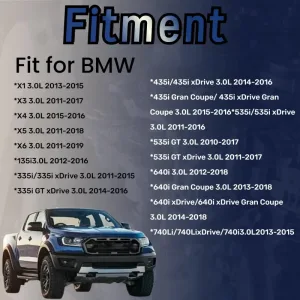 Turbo Crankshaft Fit For BMW 335i 435i 535i 135i X5 X6 640i 740Li N55B30A 3.0L