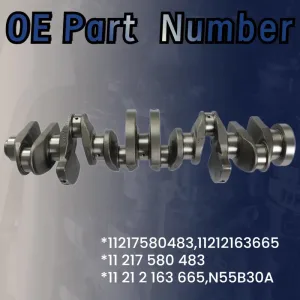 Turbo Crankshaft Fit For BMW 335i 435i 535i 135i X5 X6 640i 740Li N55B30A 3.0L