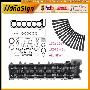 1fz-fe-4-5l-cylinder-head-assembly-gasket-set-bolts-for-1992-2017-toyota-land-cruiser