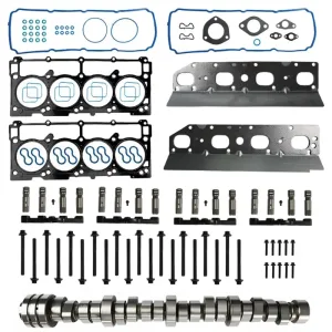 5.7 Cam MDS Lifter Kit with Head Gasket Set For Jeep Chrysler Dodge Ram 09-19 V8