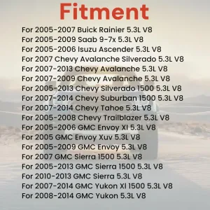 AFM DOD Camshaft Head Gasket Set with Lifters For Chevy GMC Sierra 5.3L 2007-13