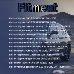 Camshafts Timing Chain Kit For Jeep Chrysler Ram Dodge Pentastar V6 3.6L 2011-16