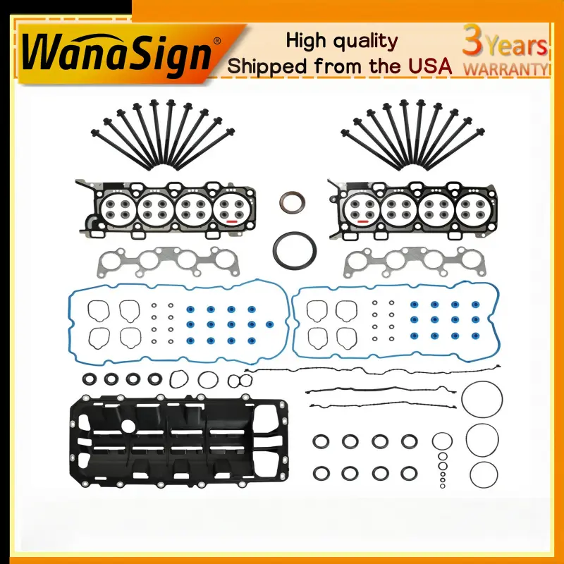 Engine-Parts-Gasket-Kit Engine Parts Gasket Kit Fits For 11-14 Ford 5.0L V8 F-150 Mustang DOHC HS26550PT
