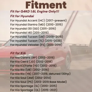 G4FD Engine Head Gasket Set For Hyundai Tucson Kia Sportage Rio Soul 1.6L 09–21