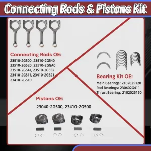 G4KJ Engine Rebuild Overhaul Kit For Kia Sportage Hyundai Tuscon 2.4L 2011-2019