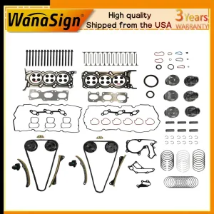 G6DH 3.3L Engine Rebuild Overhaul Kit For Kia Sedona Hyundai Santa Fe Azera 11-19