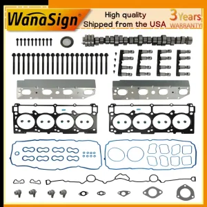 5.7L NON-MDS Lifter Camshaft Head Gasket Set For 5.7 Hemi Cam Lifters For Chrysler Dodge Jeep Ram 09-15