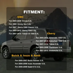 AFM DOD Lifters Camshaft Kit Head Gasket Set For Chevy Tahoe GMC 5.3L V8 2007-13