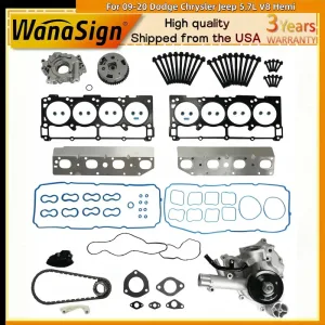 Auto Engine Parts Rebuild Overhaul Kit Fit For 2009-2020 Dodge Jeep 5.7L V8 Hemi