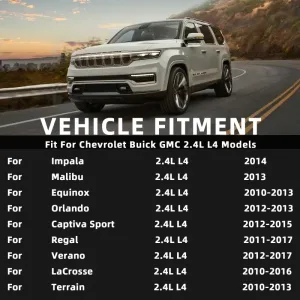 Cylinder Head Gasket Set For Chevrolet Buick LaCrosse GMC Terrain 2.4L 2010-2017