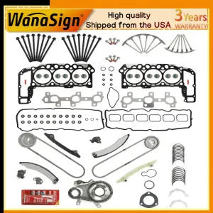 Engine Rebuild Kit - Timing Valve Bearing Gasket For 02-12 Jeep Dodge Ram 3.7L