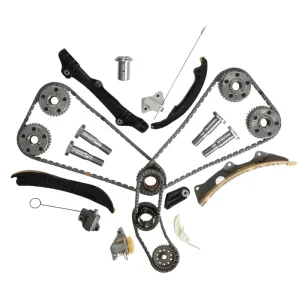 Engine Rebuild Overhaul Kit w/ Timing Chain For Chrysler Dodge Jeep Ram Volkswagen 3.6L 2011-2015