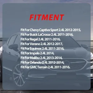 Engine Timing Chain Kit For Buick Regal Verano Chevy Malibu GMC Terrain 2.4L 2010-2017