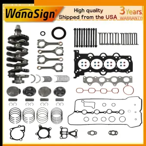 G4FJ Overhaul Rebuild Kit w/ Head Gasket Set For Hyundai Tucson Kia Forte 1.6L 2011-2022