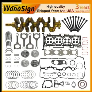 G4KJ 2.4L Rebuild Overhaul Kit For Hyundai Tucson Santa Fe 11-19 Kia Sportage Sorento 11-20
