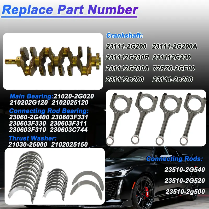 G4KJ-2.4L-Rebuild-Overhaul-Kit-8 G4KJ 2.4L Rebuild Overhaul Kit For Hyundai Tucson Santa Fe 11-19 Kia Sportage Sorento 11-20
